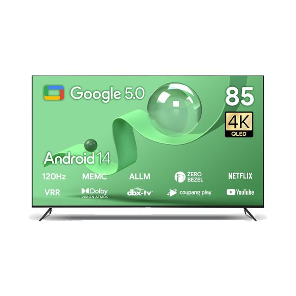2024 QLED TV 85인치 (스마트 구글 5.0, OS 안드로이드 14)