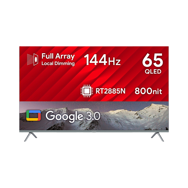 2023 구글OS 스마트 게이밍 QLED TV 65인치 - 블랙